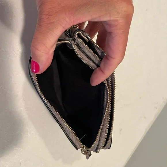 Coach Pewter Wristlet with Strap - Picture 4 of 5